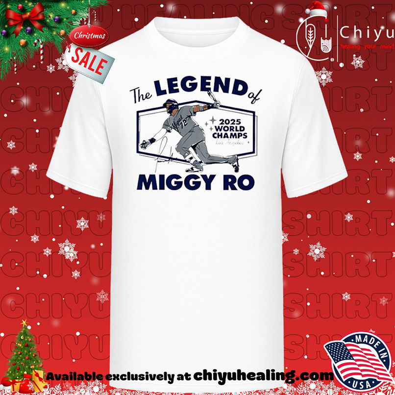 Top LA Dodgers The Legend Of Miggy Ro Miguel Rojas shirt, Hoodie, Sweatshirt, Poster Canvas, Mug, Ornaments