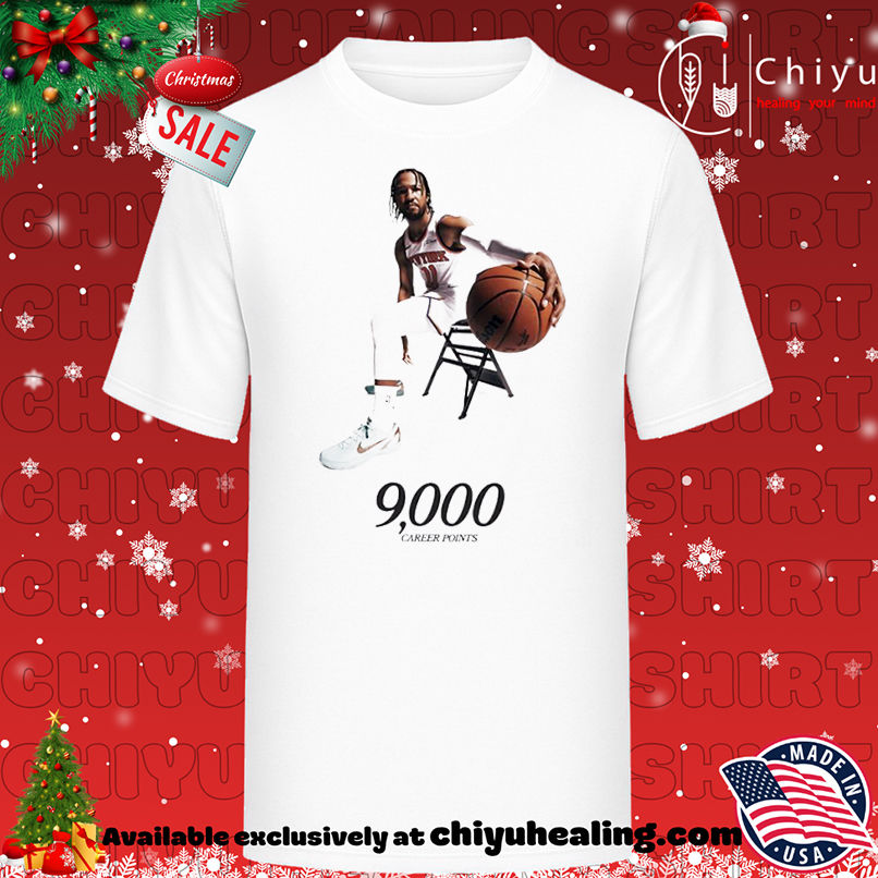 Top New York Knicks Jalen Brunson 9000 career points shirt, Hoodie, Sweatshirt, Poster Canvas, Mug, Ornaments