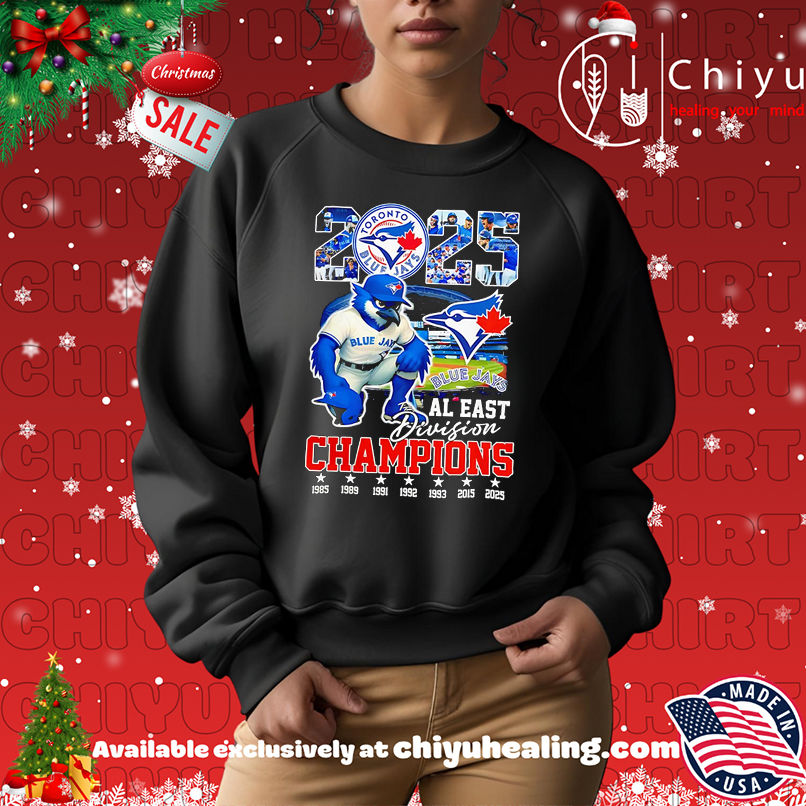 Toronto Blue Jays 2025 AL East Division Champions Mascot style shirt Toronto Blue Jays 2025 AL East Division Champions Mascot style shirt