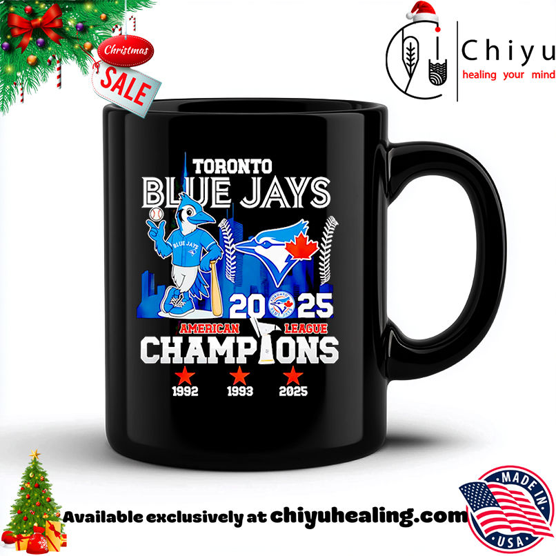 Toronto Blue Jays 2025 American League Champions mascot shirt, Hoodie, Sweatshirt, Poster Canvas, Mug, Ornaments