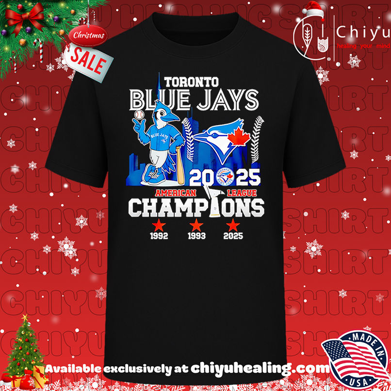 Toronto Blue Jays 2025 American League Champions mascot shirt, Hoodie, Sweatshirt, Poster Canvas, Mug, Ornaments