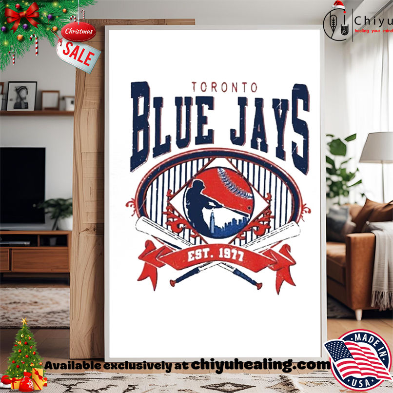 Toronto Blue Jays Baseball est 1977 Vintage 90s shirt, Hoodie, Sweatshirt, Poster Canvas, Mug, Ornaments