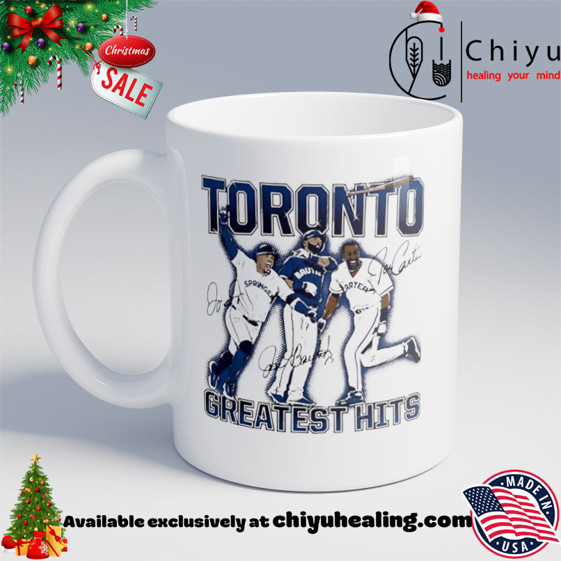 Toronto Greatest Hits George Springer Jose Bautista Joe Carter Toronto Blue Jays shirt, Hoodie, Sweatshirt, Poster Canvas, Mug, Ornaments