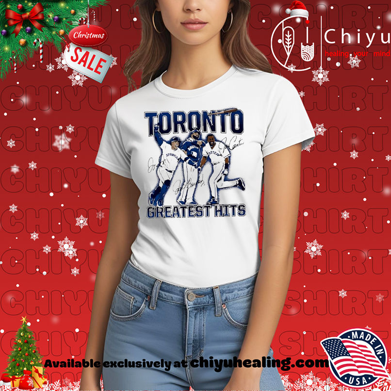 Toronto Greatest Hits George Springer Jose Bautista Joe Carter Toronto Blue Jays shirt, Hoodie, Sweatshirt, Poster Canvas, Mug, Ornaments