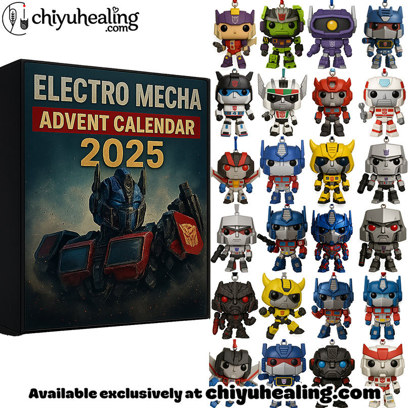 Transformers 2025 Advent Calendar, Christmas Countdown Advent Calendar Gift Box with 24 Acrylic Ornaments