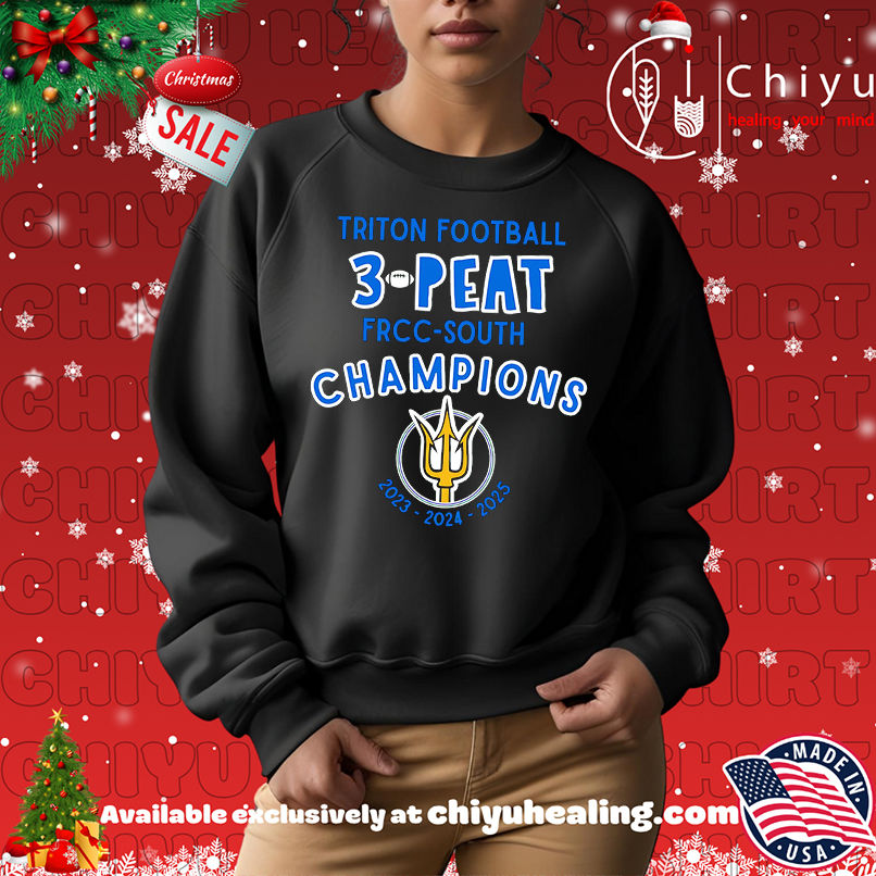 Triton Fooball 3 Peat FRCC South Champions 2023 2025 shirt Triton Fooball 3 Peat FRCC South Champions 2023 2025 shirt