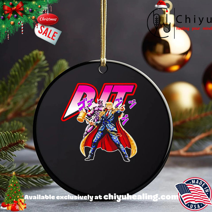 Trump Jojo's Bizarre Adventure Djt Trump Anime shirt, Hoodie, Sweatshirt, Poster Canvas, Mug, Ornaments
