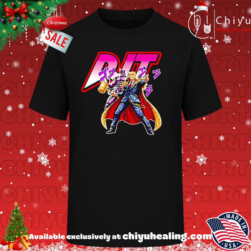 Trump Jojo's Bizarre Adventure Djt Trump Anime shirt, Hoodie, Sweatshirt, Poster Canvas, Mug, Ornaments