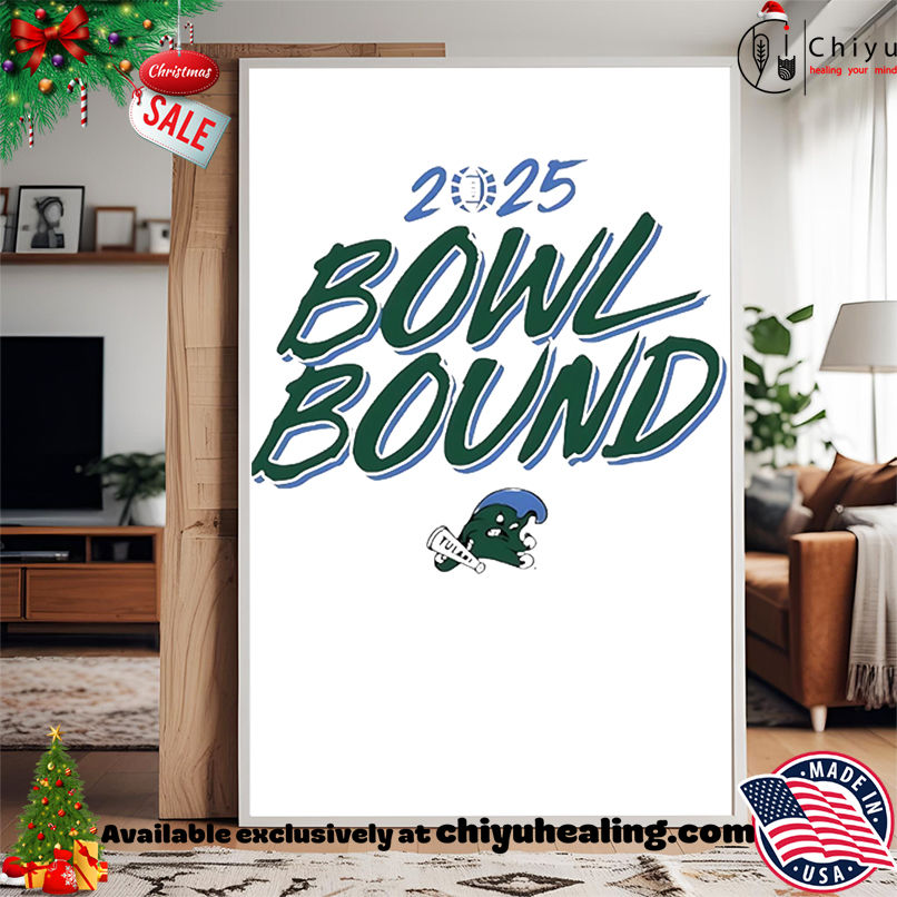 Tulane Green Wave Football 2025 Bowl Bound shirt, Hoodie, Sweatshirt, Poster Canvas, Mug, Ornaments
