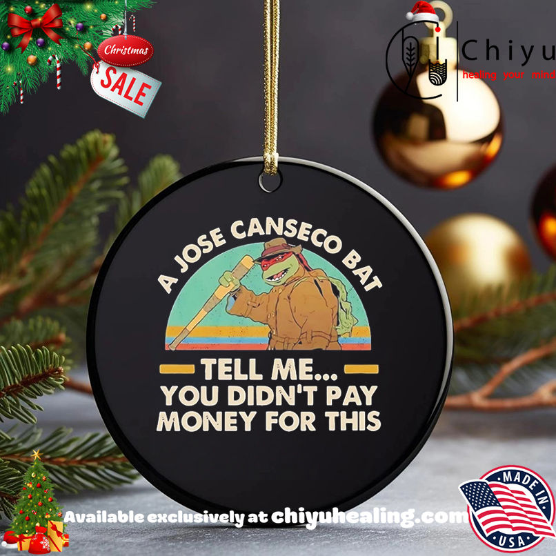 Turtle a jose canseco bat tell me you didn't pay money for this vintage shirt, Hoodie, Sweatshirt, Poster Canvas, Mug, Ornaments