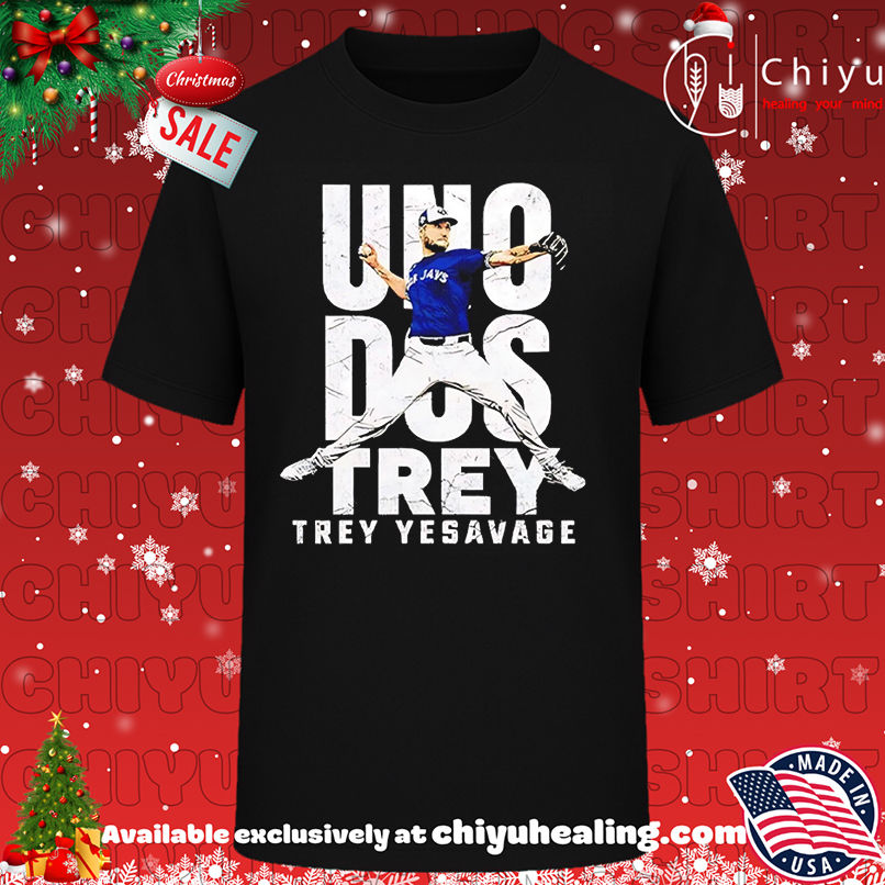 Uno Dos Trey Trey Yesavage graphic shirt, Hoodie, Sweatshirt, Poster Canvas, Mug, Ornaments