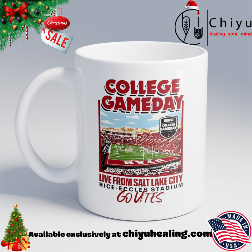 Utah Utes football College GameDay Live From Salt Lake City 2025 shirt, Hoodie, Sweatshirt, Poster Canvas, Mug, Ornaments