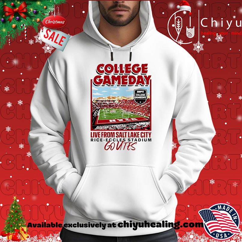 Utah Utes football College GameDay Live From Salt Lake City 2025 shirt Utah Utes football College GameDay Live From Salt Lake City 2025 shirt