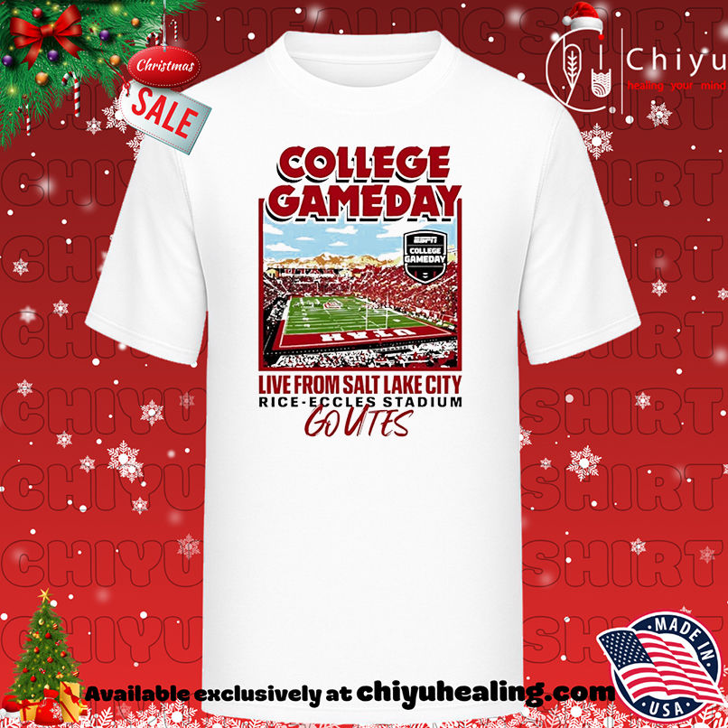 Utah Utes football College GameDay Live From Salt Lake City 2025 shirt, Hoodie, Sweatshirt, Poster Canvas, Mug, Ornaments