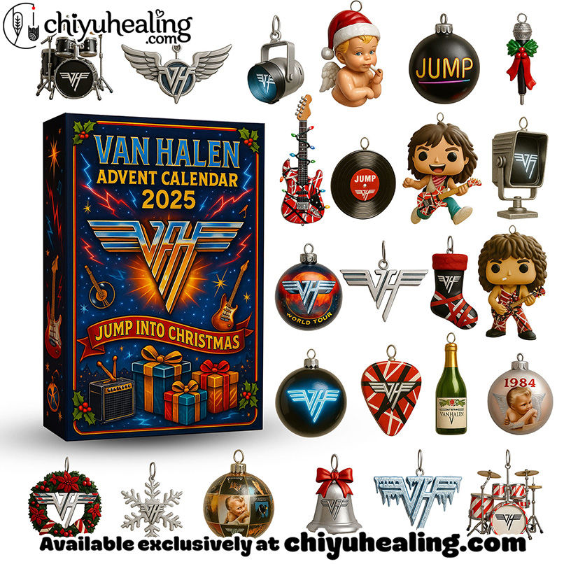 VHL Premium Advent Calendar 2025 CHRISTMAS GIFT, CHRISTMAS IDEA, Christmas Countdown Advent Calendar Gift Box with 24 Acrylic Ornaments