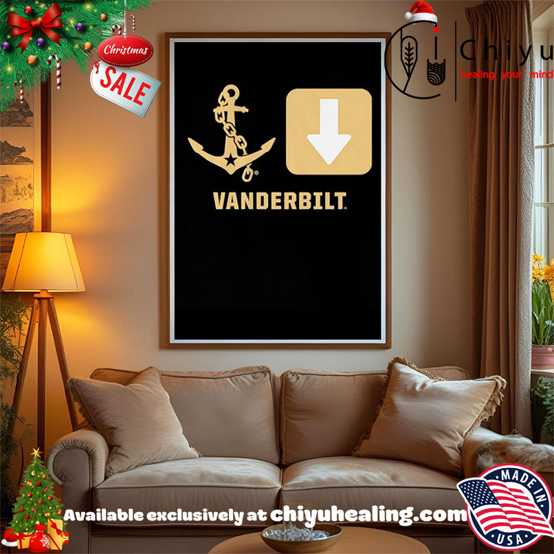 Vanderbilt Commodores Anchor Down Symbols shirt, Hoodie, Sweatshirt, Poster Canvas, Mug, Ornaments