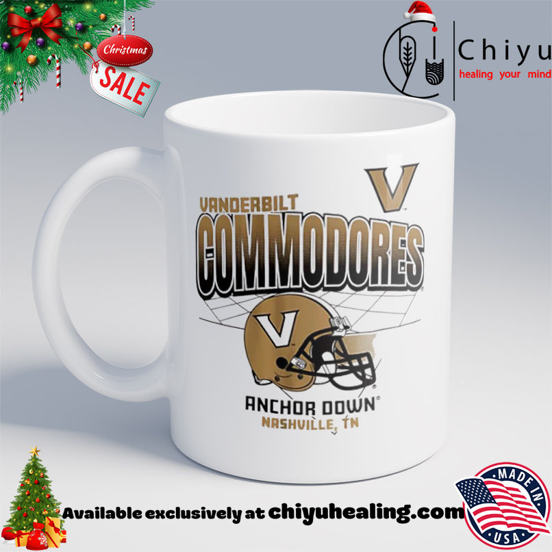 Vanderbilt Commodores Anchor Down helmet logo shirt, Hoodie, Sweatshirt, Poster Canvas, Mug, Ornaments