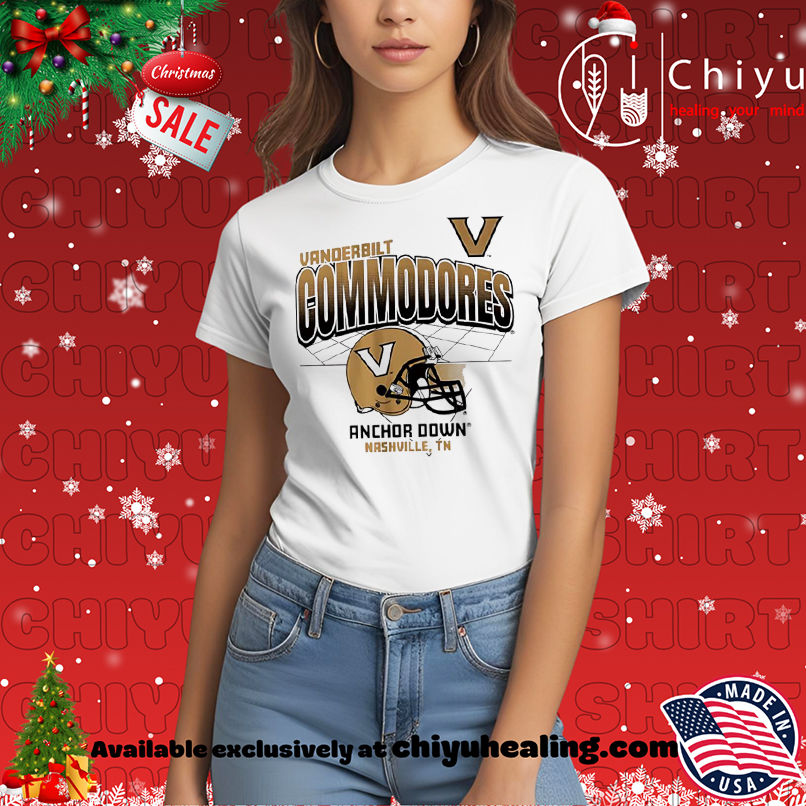 Vanderbilt Commodores Anchor Down helmet logo shirt, Hoodie, Sweatshirt, Poster Canvas, Mug, Ornaments