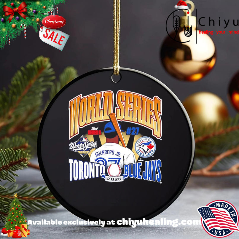 Vladimir Guerrero Jr. Toronto Blue Jays 2025 World Series Showdown Player shirt, Hoodie, Sweatshirt, Poster Canvas, Mug, Ornaments