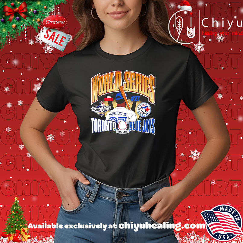 Vladimir Guerrero Jr. Toronto Blue Jays 2025 World Series Showdown Player shirt, Hoodie, Sweatshirt, Poster Canvas, Mug, Ornaments