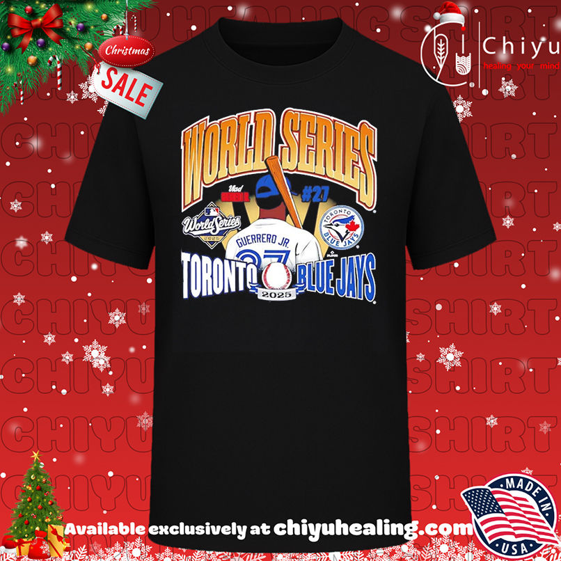 Vladimir Guerrero Jr. Toronto Blue Jays 2025 World Series Showdown Player shirt, Hoodie, Sweatshirt, Poster Canvas, Mug, Ornaments