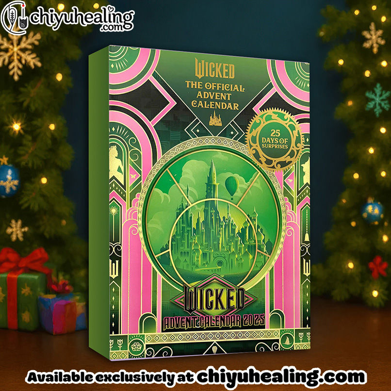 WCKD Premium Advent Calendar 2025 CHRISTMAS GIFT, CHRISTMAS IDEA, Christmas Countdown Advent Calendar Gift Box with 24 Acrylic Ornaments