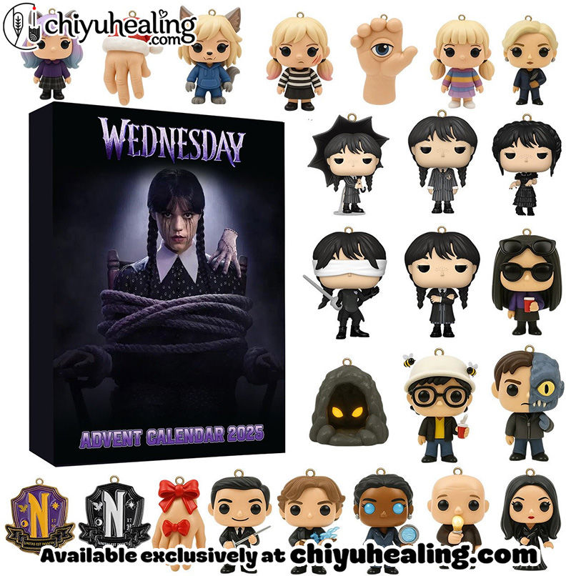 WND Premium Advent Calendar 2025 CHRISTMAS GIFT, CHRISTMAS IDEA, Christmas Countdown Advent Calendar Gift Box with 24 Acrylic Ornaments