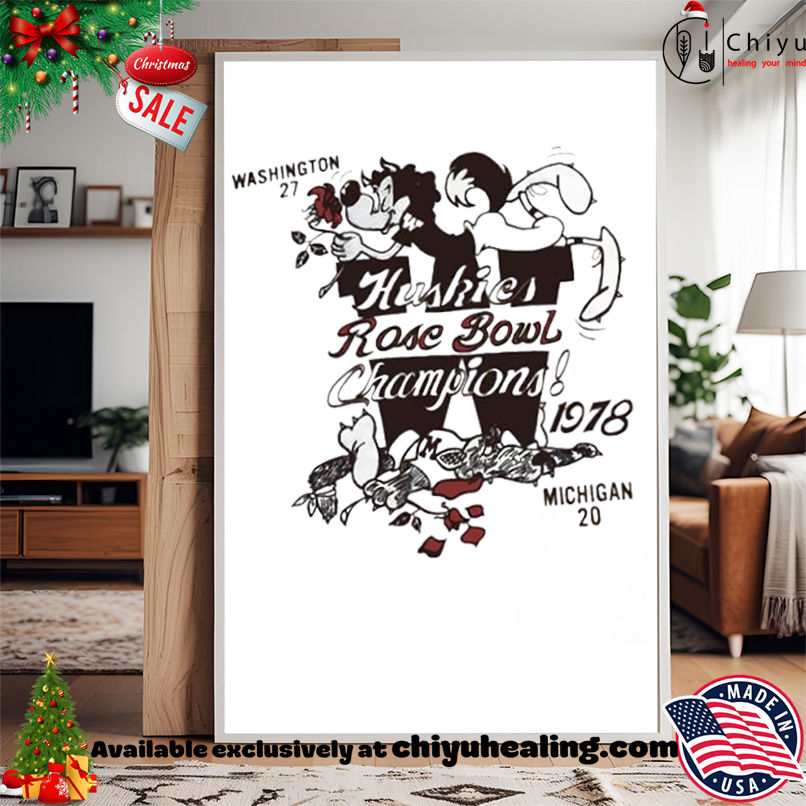 Washington Huskies 1978 Rose Bowl Champions shirt, Hoodie, Sweatshirt, Poster Canvas, Mug, Ornaments