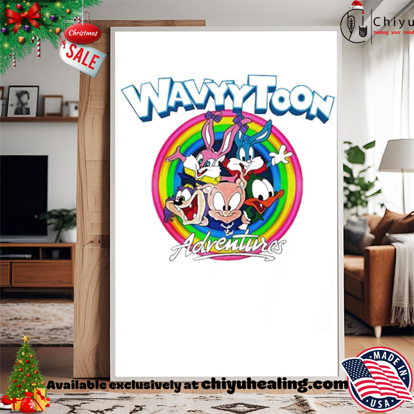 Wavy Toons Adventures cartoon shirt, Hoodie, Sweatshirt, Poster Canvas, Mug, Ornaments
