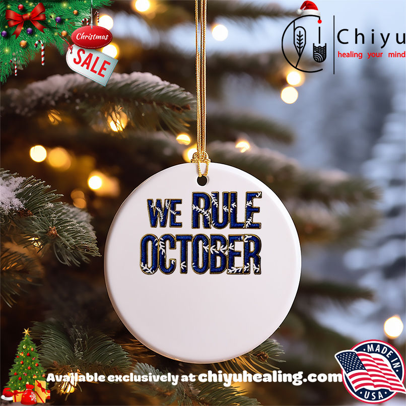 We Rule October Los Angeles Dodgers shirt, Hoodie, Sweatshirt, Poster Canvas, Mug, Ornaments