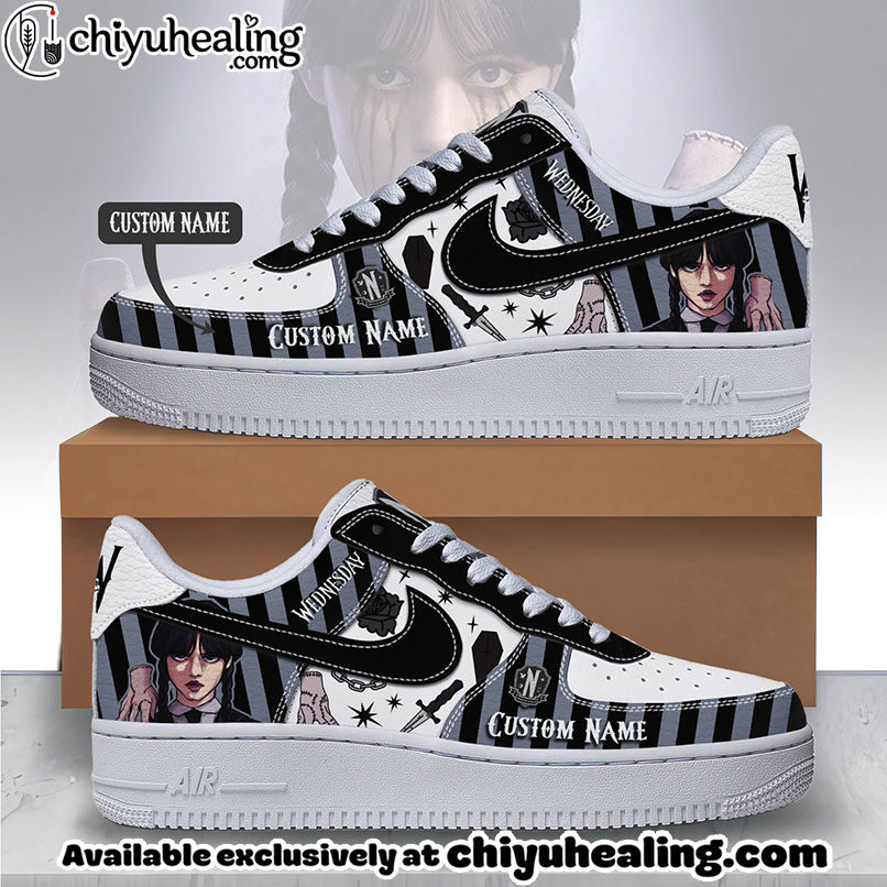 Wednesday x Halloween Air Low-Top Sneakers Shoes For Men And Women