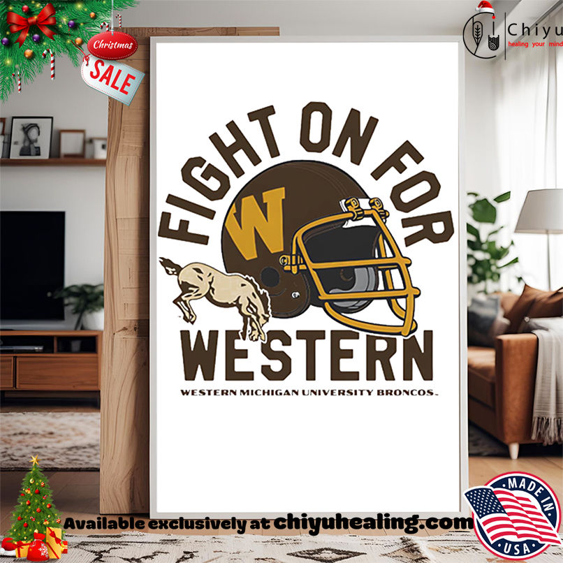Western Michigan Broncos Football 1980s shirt, Hoodie, Sweatshirt, Poster Canvas, Mug, Ornaments