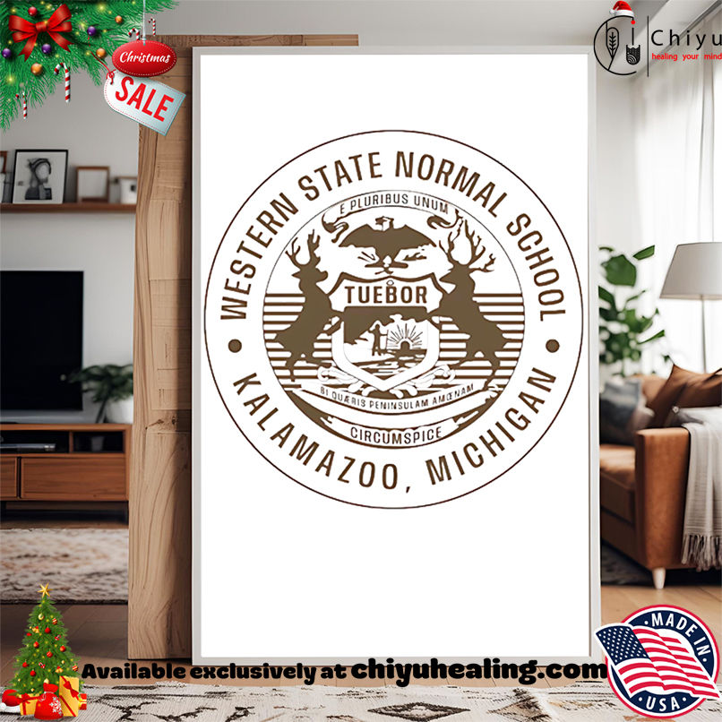 Western Michigan Retro Seal shirt, Hoodie, Sweatshirt, Poster Canvas, Mug, Ornaments