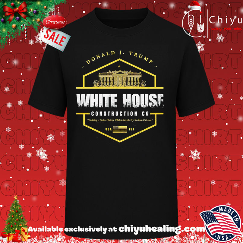 White House Construction Donald Trump 2025 shirt, Hoodie, Sweatshirt, Poster Canvas, Mug, Ornaments