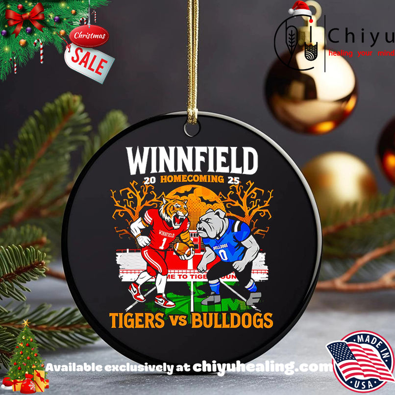 Winnfield Homecoming 2025 Tigers vs Bulldogs shirt, Hoodie, Sweatshirt, Poster Canvas, Mug, Ornaments
