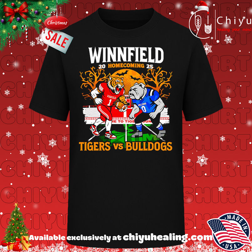 Winnfield Homecoming 2025 Tigers vs Bulldogs shirt, Hoodie, Sweatshirt, Poster Canvas, Mug, Ornaments