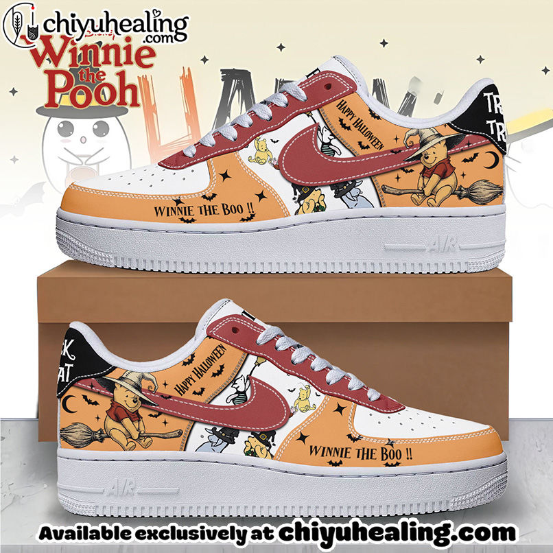 Winnie The Pooh x Halloween Air Low-Top Sneakers Shoes For Men And Women