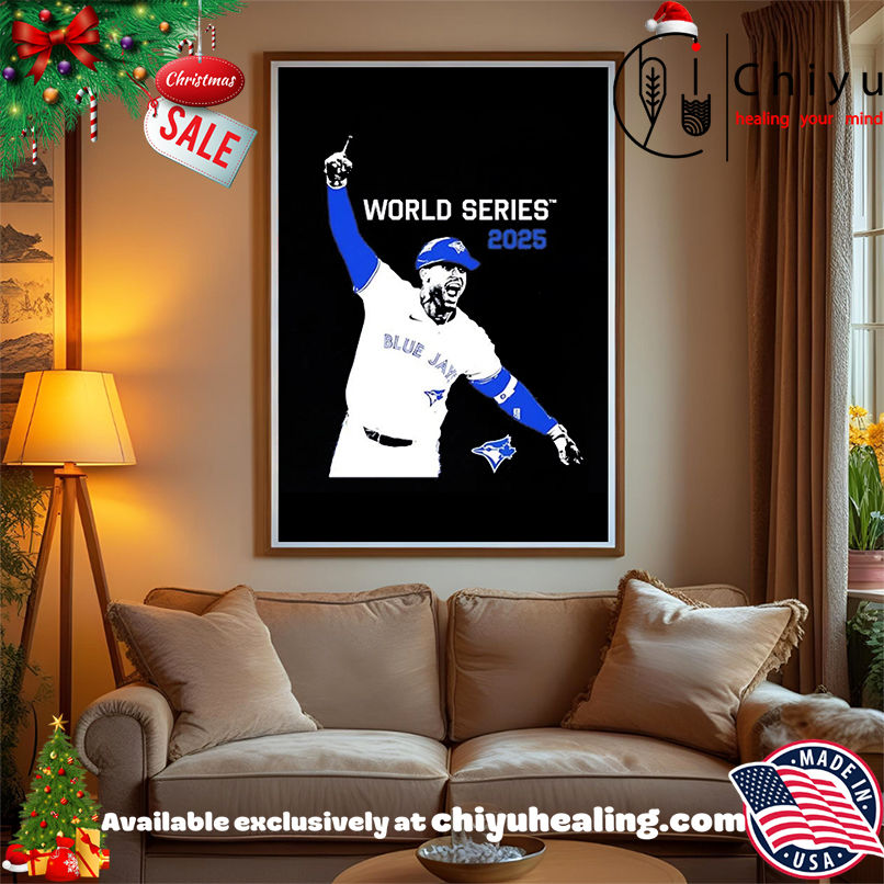 World Series 2025 George Springer Toronto Blue Jays shirt, Hoodie, Sweatshirt, Poster Canvas, Mug, Ornaments