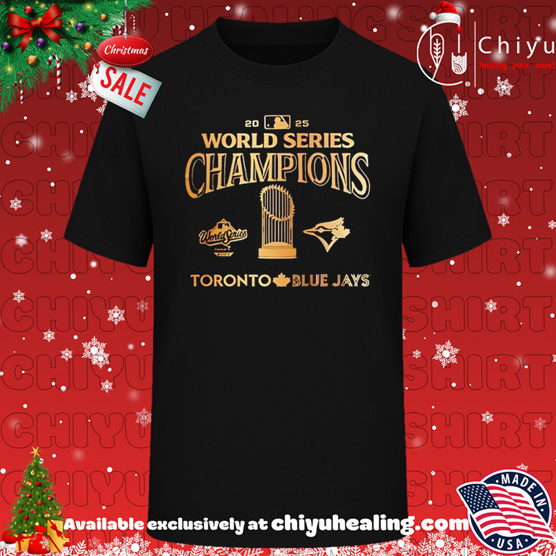 World Series 2025 Toronto Blue Jays Champions Trophy T-shirt, Hoodie, Sweatshirt, Poster Canvas, Mug, Ornaments