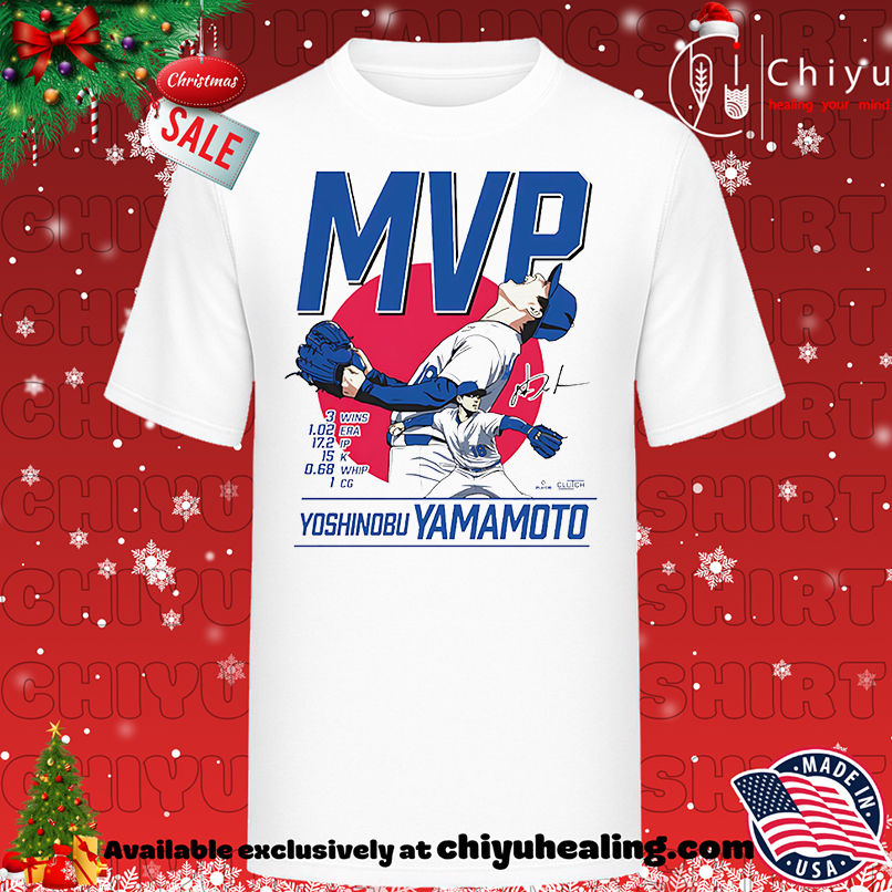Yoshinobu Yamamato Series MVP Shirt, Hoodie, Sweatshirt, Poster Canvas, Mug, Ornaments