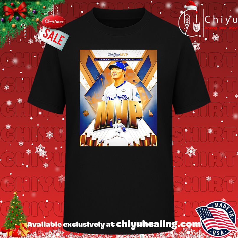 Yoshinobu Yamamoto 2025 World Series MVP poster shirt, Hoodie, Sweatshirt, Poster Canvas, Mug, Ornaments