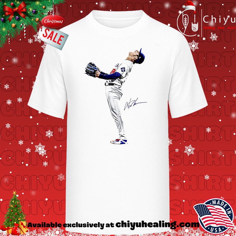 Yoshinobu Yamamoto LA Baseball Lights Out Signature T-shirt, Hoodie, Sweatshirt, Poster Canvas, Mug, Ornaments