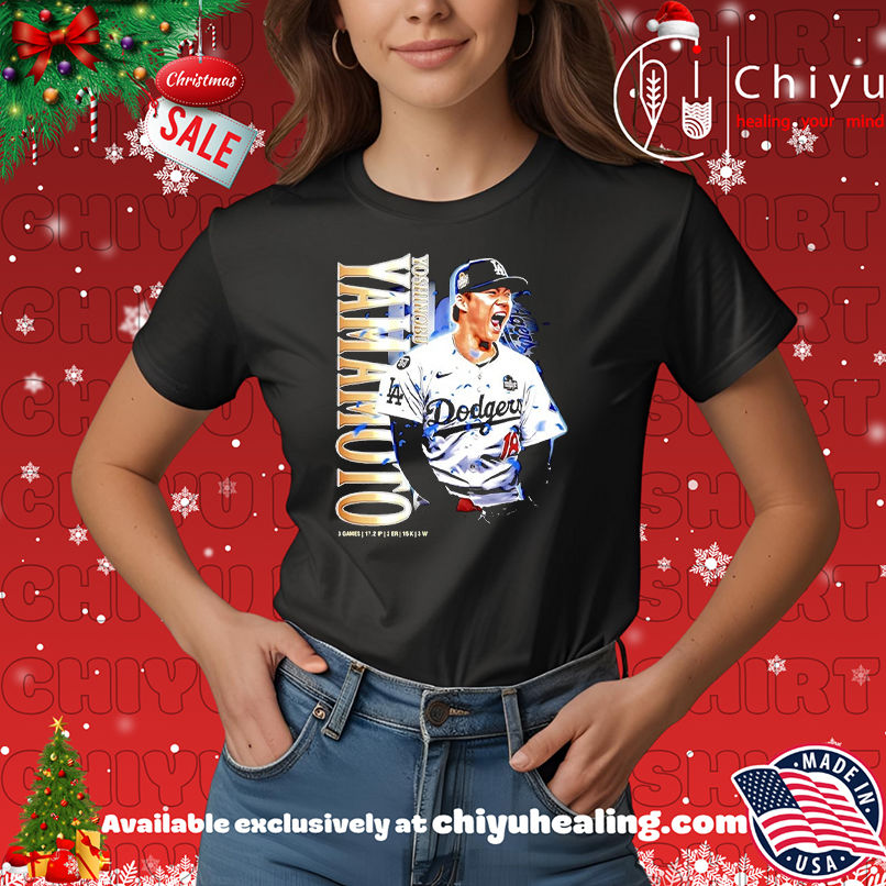 Yoshinobu Yamamoto LA Dodgers Most Valuable Player World Champs 2025 T-shirt, Hoodie, Sweatshirt, Poster Canvas, Mug, Ornaments