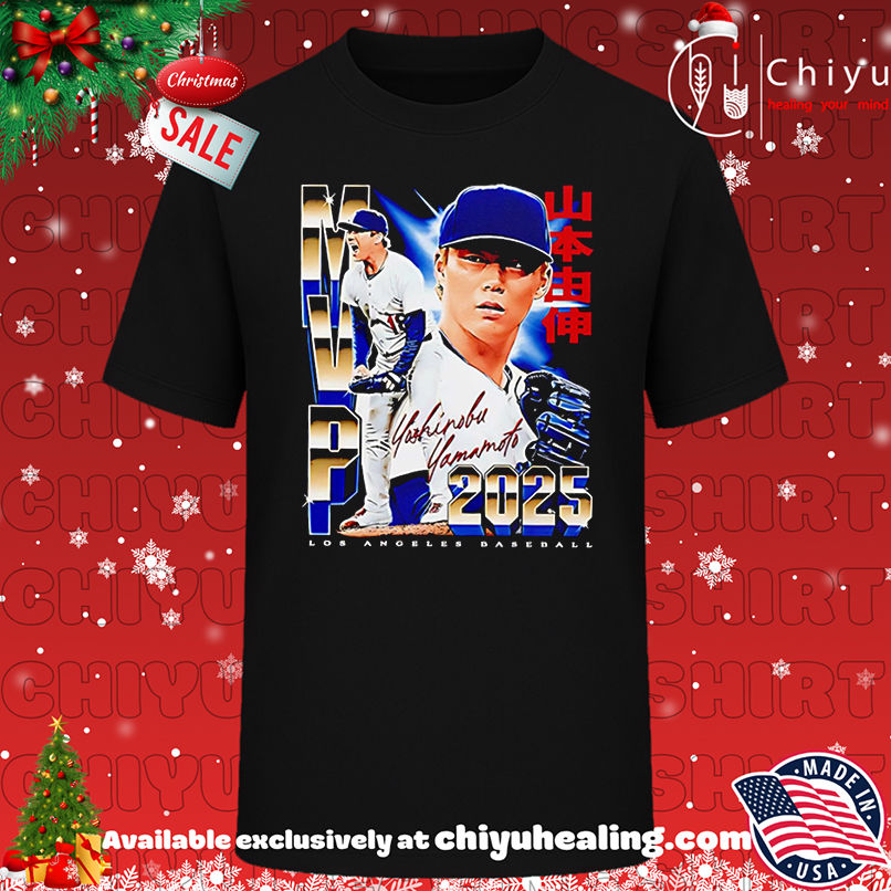 Yoshinobu Yamamoto Los Angeles Dodgers 2025 Champs MVP shirt, Hoodie, Sweatshirt, Poster Canvas, Mug, Ornaments