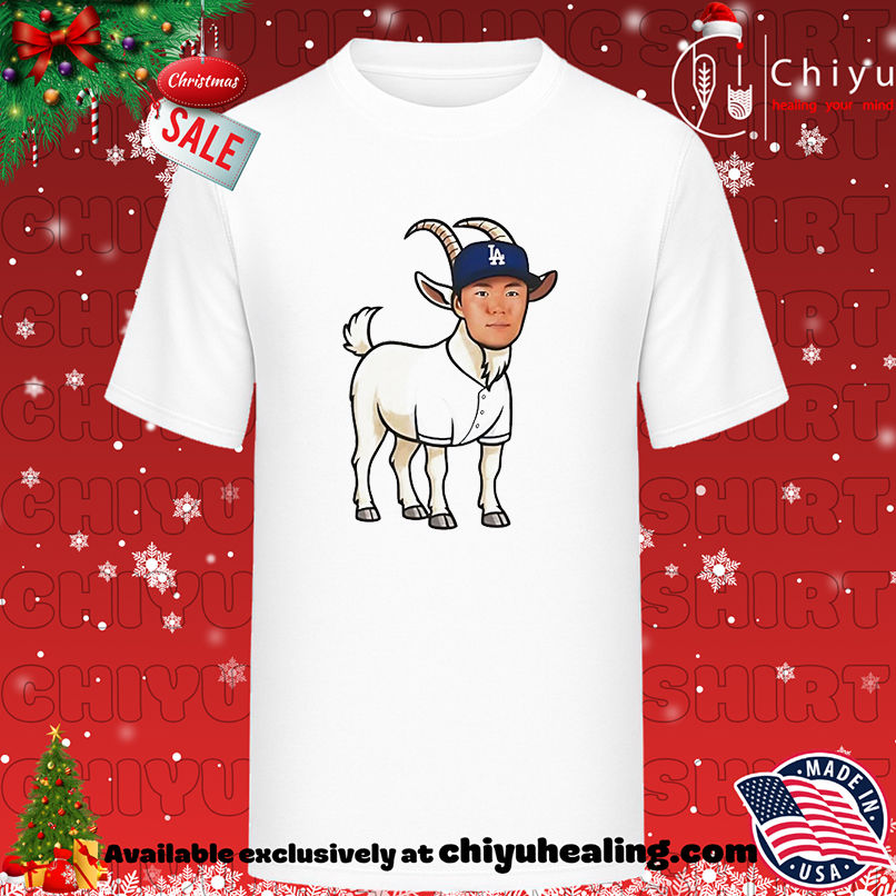 Yoshinobu Yamamoto The Goat LA Dodgers Champions shirt, Hoodie, Sweatshirt, Poster Canvas, Mug, Ornaments