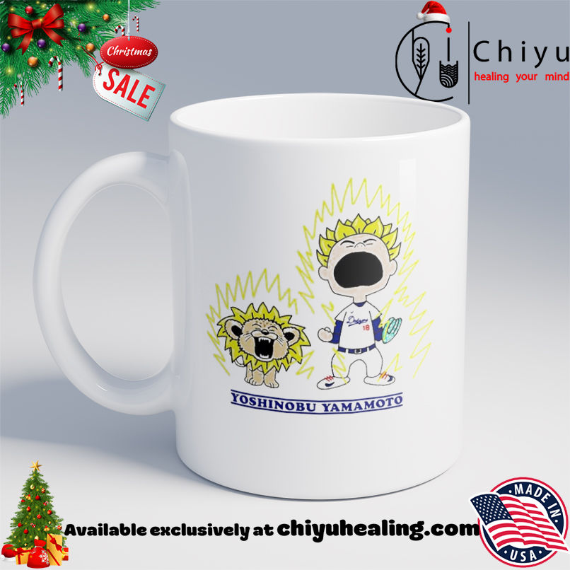 Yoshinobu Yamamoto x Charlie Brown Saiyan Dragon Ball Anime Los Angeles Dodgers MLB shirt, Hoodie, Sweatshirt, Poster Canvas, Mug, Ornaments