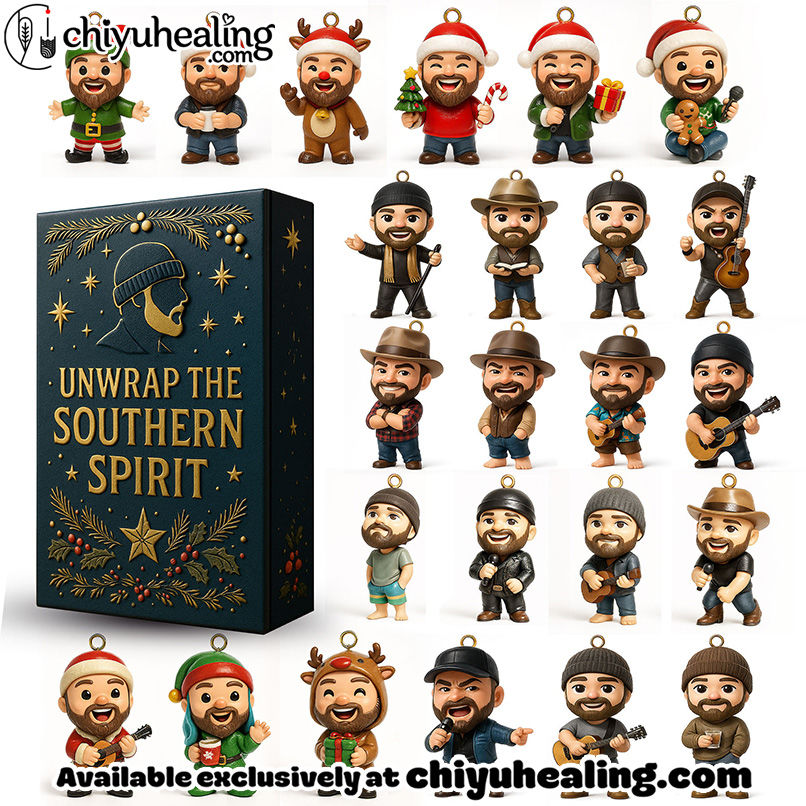 ZBB Premium Advent Calendar 2025 CHRISTMAS GIFT, CHRISTMAS IDEA, Christmas Countdown Advent Calendar Gift Box with 24 Acrylic Ornaments