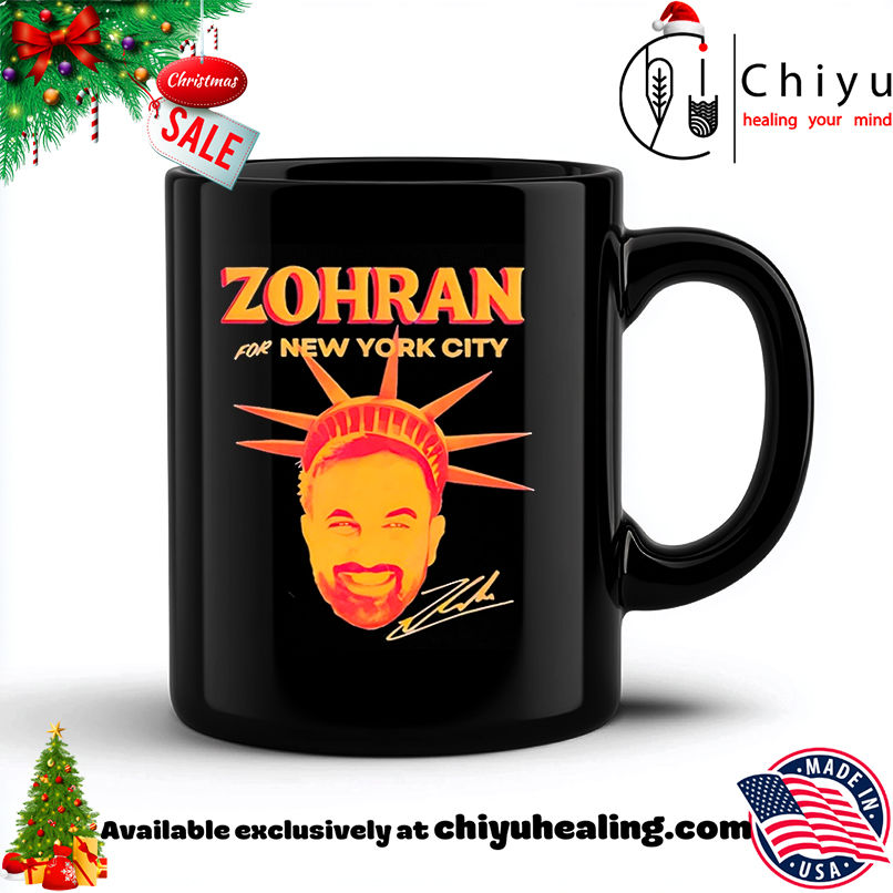 Zohran for New York City Signature 2025 shirt, Hoodie, Sweatshirt, Poster Canvas, Mug, Ornaments