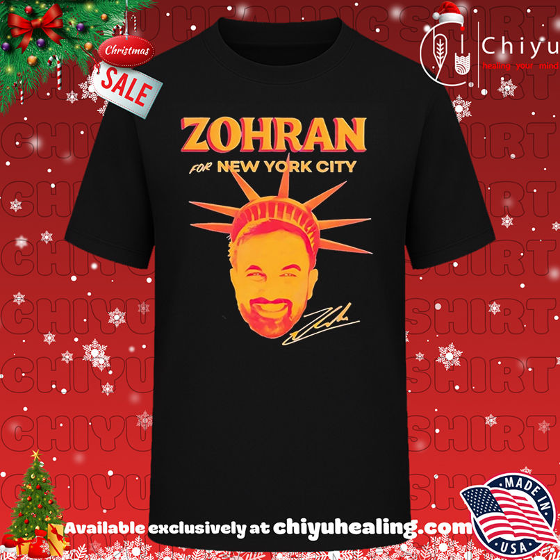 Zohran for New York City Signature 2025 shirt, Hoodie, Sweatshirt, Poster Canvas, Mug, Ornaments